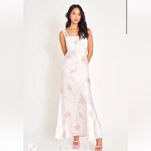 LoveShackFancy Kyan Silk Maxi Dress (NWT)